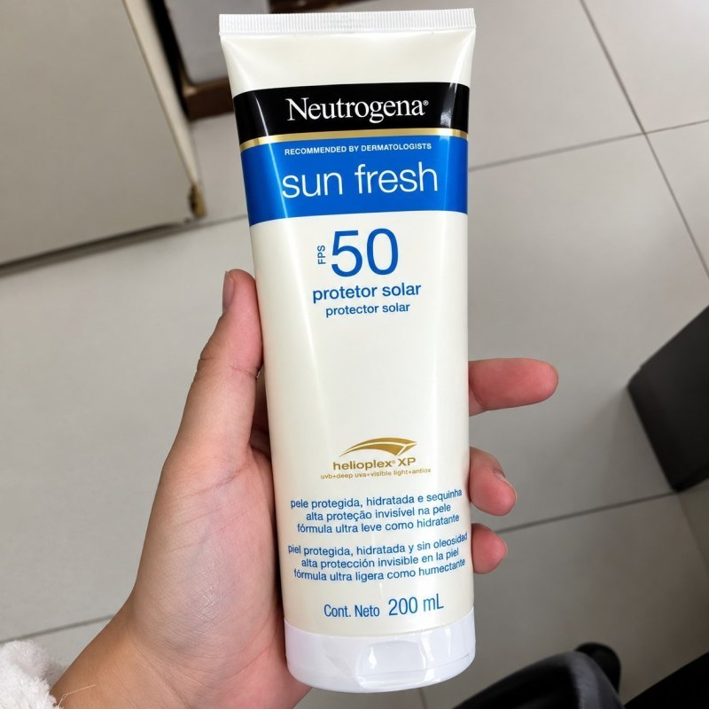 Neutrogena Sun Fresh Protetor Solar Corporal, FPS 50, 200ml