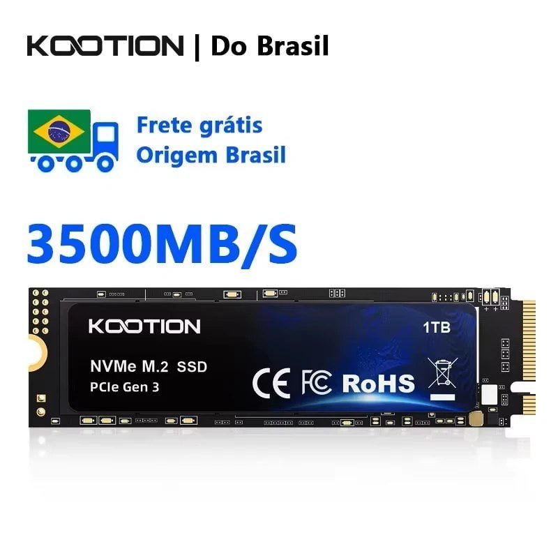 SSD NVME Kootion 1TB GEN3 Pcie 3.0 M2 2280