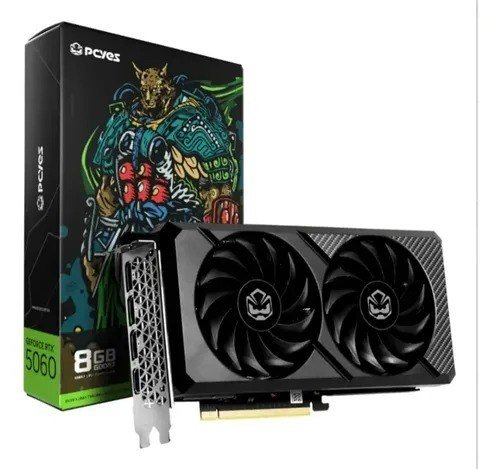 Placa De Vídeo Pcyes Geforce Rtx 5060 8GB Gddr7 128 Bits