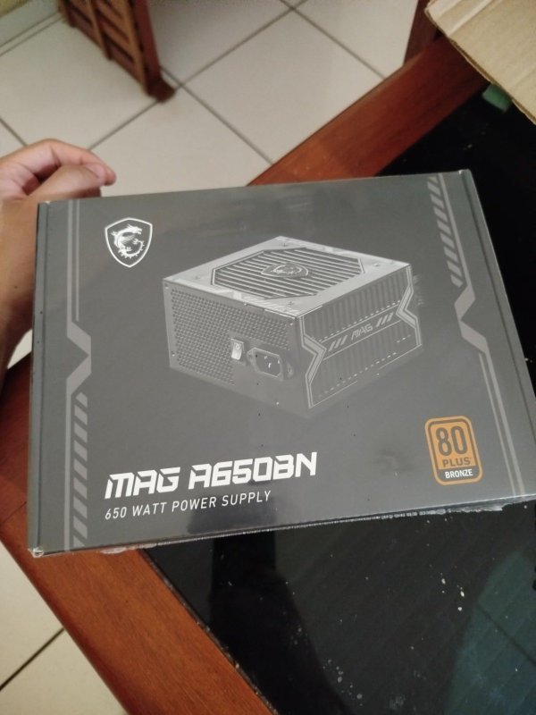 Fonte de Alimentação MSI MAG A650BN - 650W, 80 Plus, Bronze, PFC Ativo + Frete Grátis