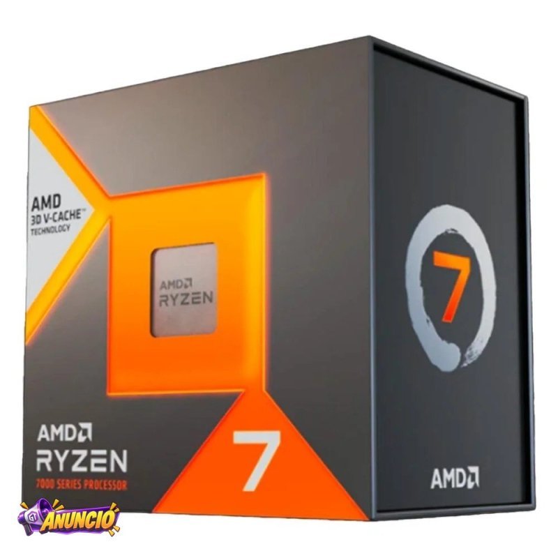 Processador Amd Ryzen 7 7800X3D 4 2Ghz 5 0Ghz Max Turbo Cache 104 MB 8 Nucleos 16 Threads Am5 Com Video Integrado