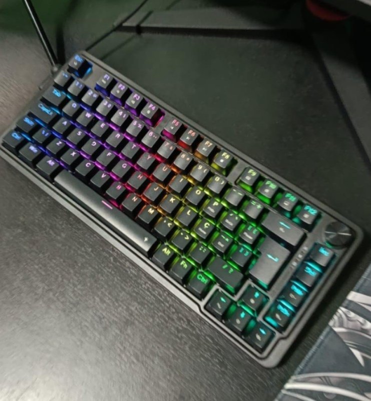 Teclado Gamer Magnético Redragon Ucal RGB Preto 75% ABNT2 8K Polling Rate K673RGB-M + Frete Grátis