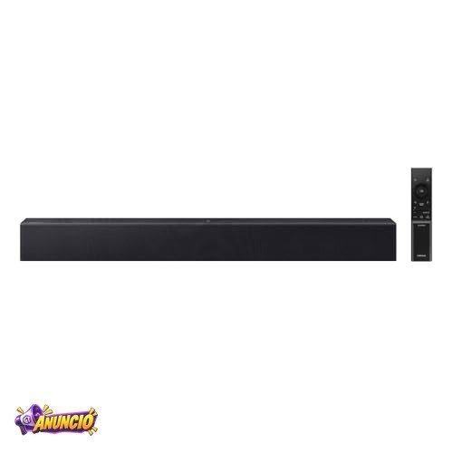 Soundbar Samsung HW-B400F, com 2.0 canais, Bluetooth, Subwoofer integrado e HDMI ARC