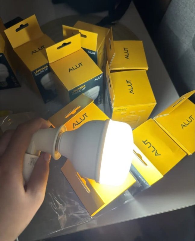 Kit 10 Lâmpadas LED Bulbo 50W Alta Potência Branco Frio 6500K Bivolt E27 + Frete Grátis
