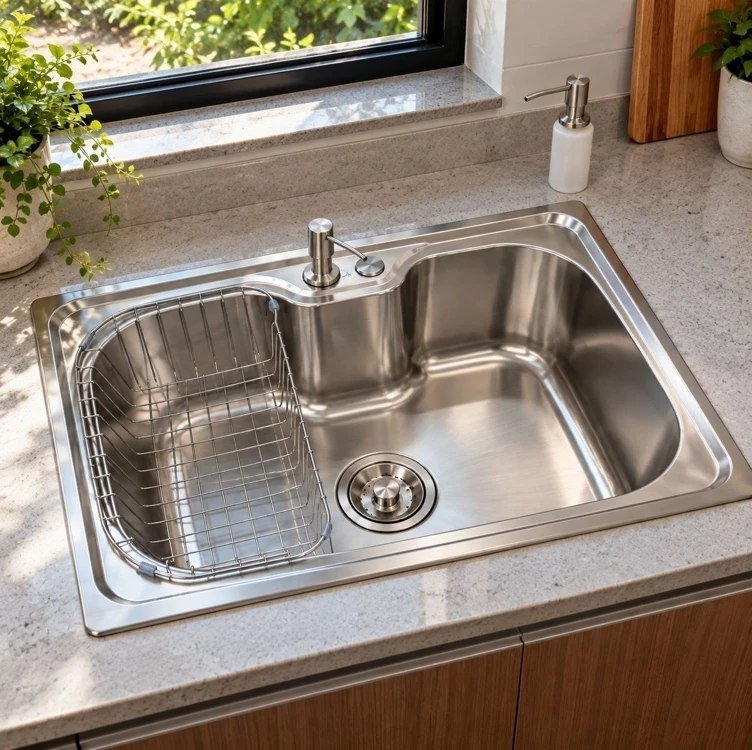 Cuba Gourmet Cozinha Aço Inox Escovado com Acessórios 60x42cm Stillus Home + Frete Grátis