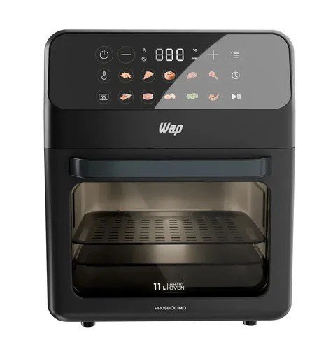 Air Fryer Oven 11 Litros Wap Waod4 Grey Stone Painel Digital 11 Funções 127V