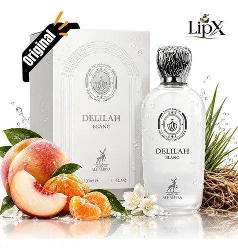 Perfume Arabe Delilah Blanc Edp 100ML Feminino Original Com NF