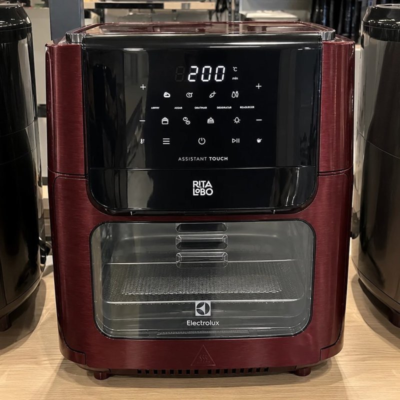 Fritadeira Air Fryer Oven Electrolux Rita Lobo 12L Digital 1700W EAF86