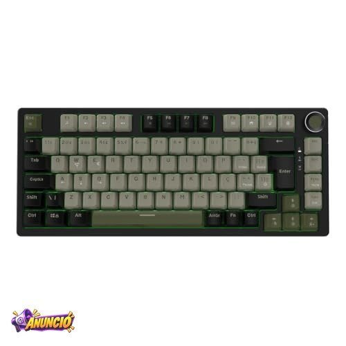 PCYES Teclado Mecanico 75% Arkeum - Cammo Edition - Switch Red - AKCM75RBR