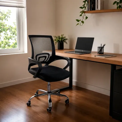 Cadeira Escritório Ergonômica Giratória Oficial Begonia Mesh