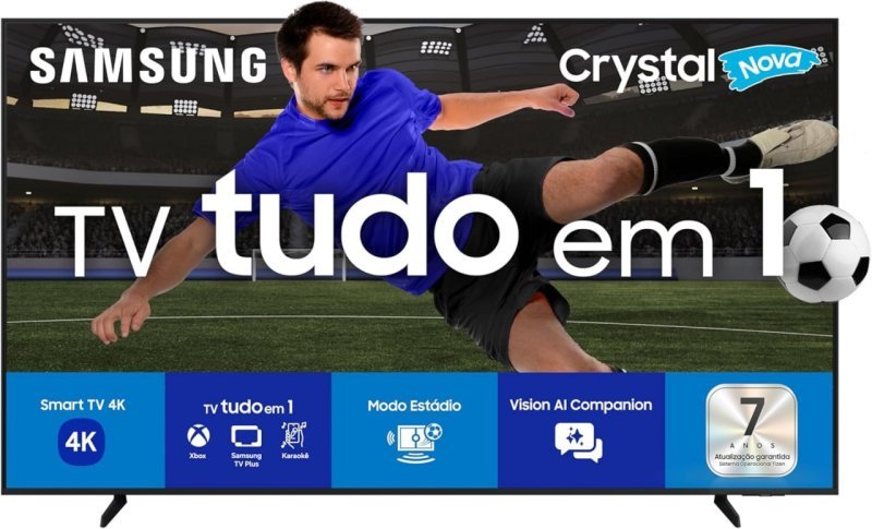Smart TV Samsung 50" Crystal UHD 4K U8600F (2025)