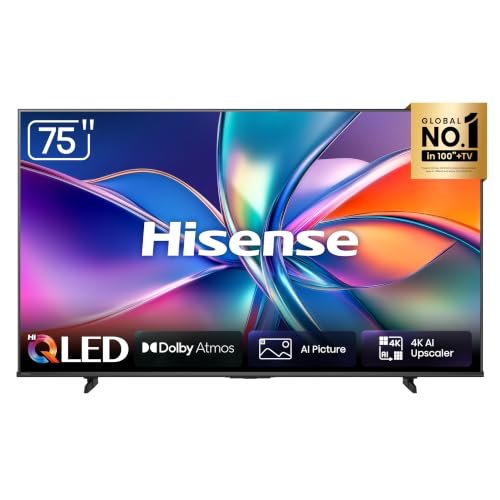 Hisense Smart TV UHD 4K Hi-QLED 75" Polegadas 75Q6QV