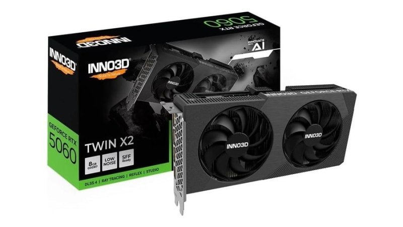 Placa de Video Inno3D RTX 5060 Twin X2 NVIDIA Geforce