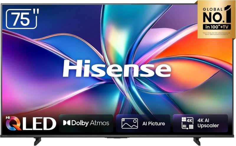 Smart TV Hisense Hi-QLED UHD 4K 75" 75Q6QV + Frete Grátis