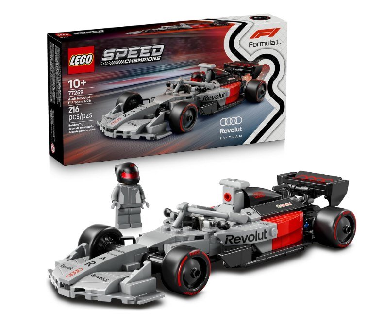LEGO Speed Champions Carro de Corrida Audi Revolut F1® Team R26 77259 + Frete Grátis