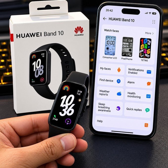 Smartwatch Huawei Band 10 + Frete Grátis