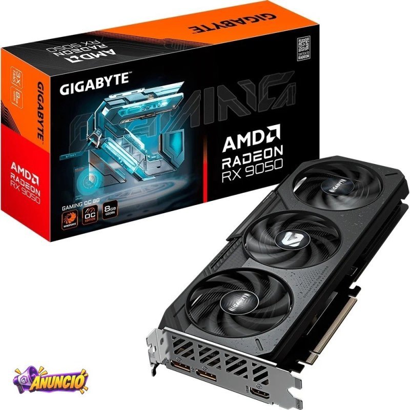 Placa De Video Gigabyte Rx 9050 Gaming Oc 8GB