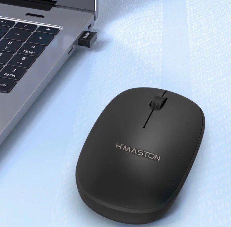 Mouse Sem Fio 2.4G Pilha AAA DPI 1200 para PC