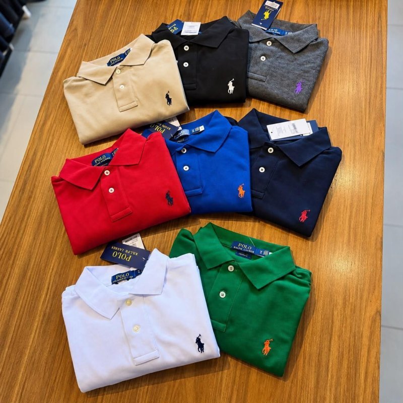 Camisa Polo Ralph Lauren Masculina Slim (P ao G1)