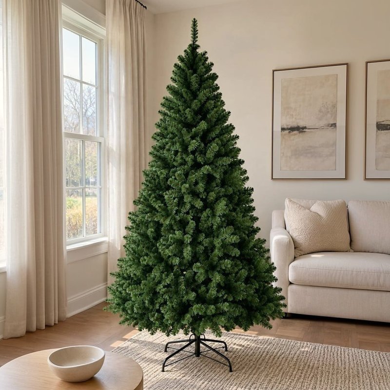 Árvore De Natal Premium Pinheiro Cheia Luxo 180cm 750 Galhos Cor Verde