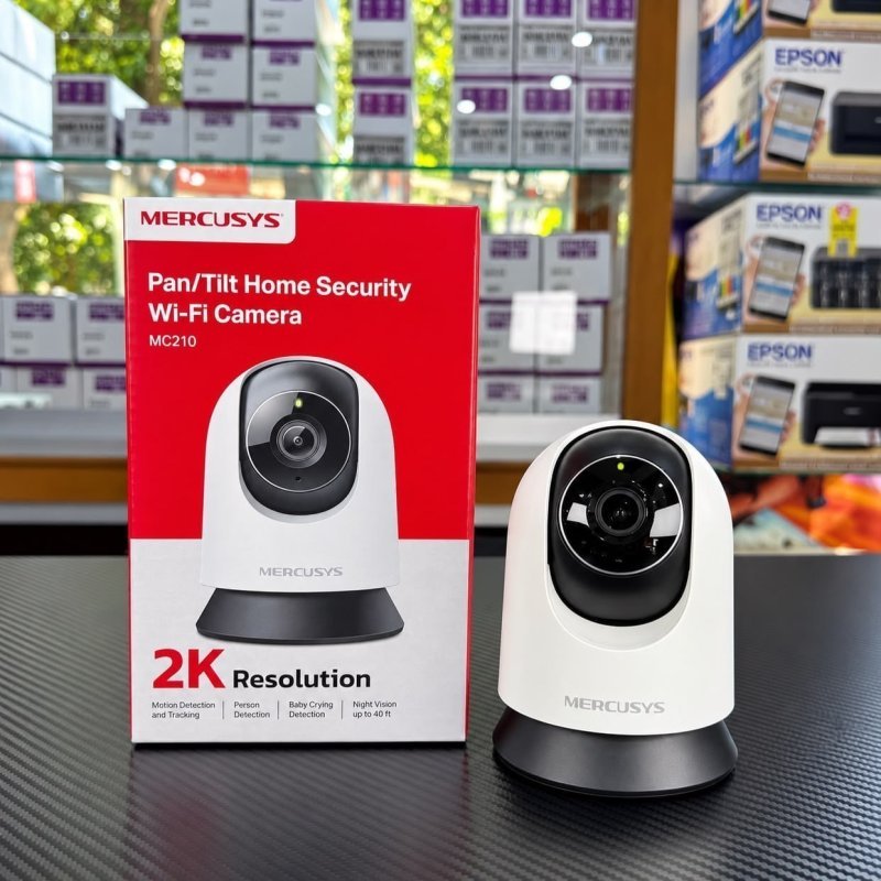 Mercusys MC210 Câmera de Segurança Wi-Fi 2K 3MP 360°
