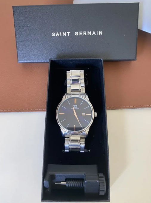 Relógio Masculino Clássico Elegante Saint Germain
