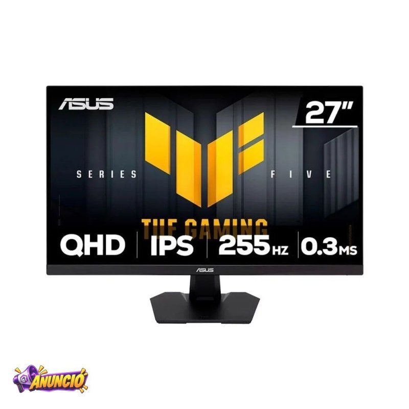 Monitor Gamer ASUS TUF 27" QHD 255Hz