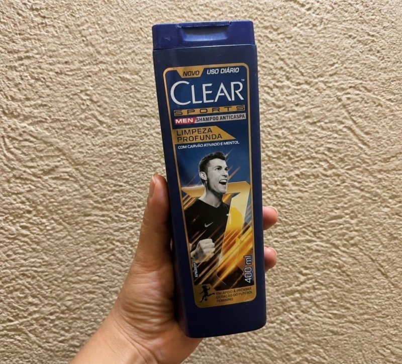 Clear Sports Men - Shampoo Anticaspa Limpeza Profunda 400Ml com Frete Grátis
