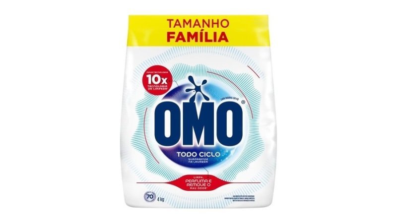 Lava-Roupas em Pó Omo Todo Ciclo, Tamanho Família, 4kg