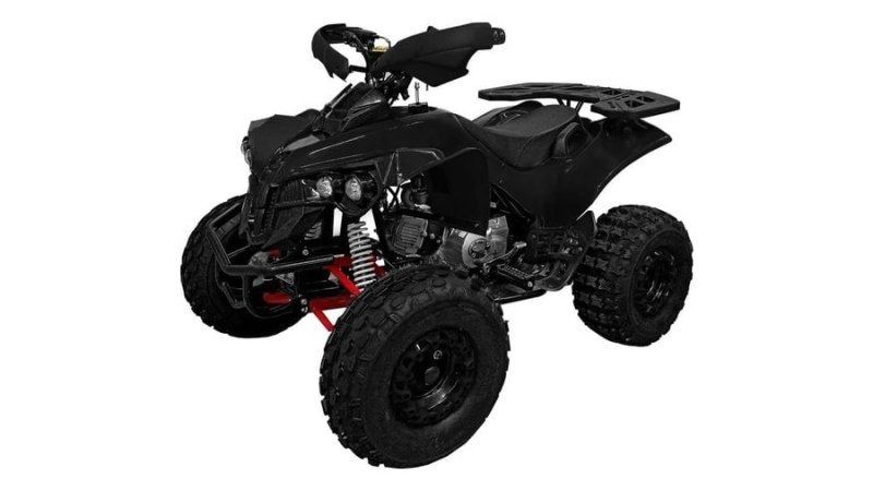 Quadriciclo Atv 125cc Gasolina P Elétrica com Ré 0 km Freio a Disco 4t - Tatv125 - Preto