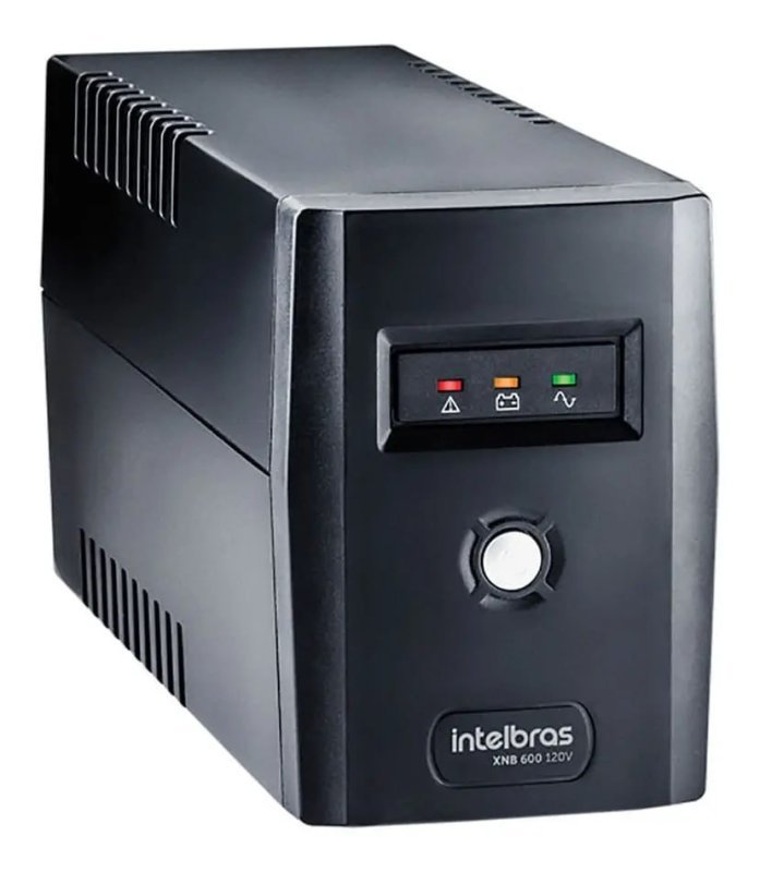 Nobreak Interativo Intelbras XNB 600VA, Monovolt 120V – Preto