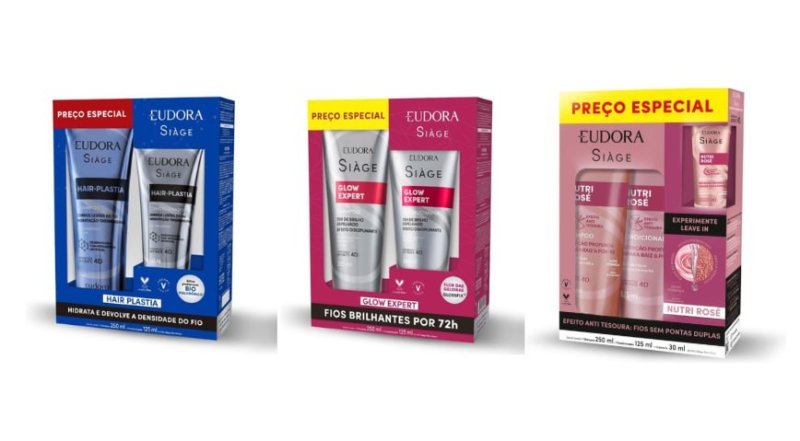 Kit Eudora Siàge Shampoo 250ml + Condicionador 125ml