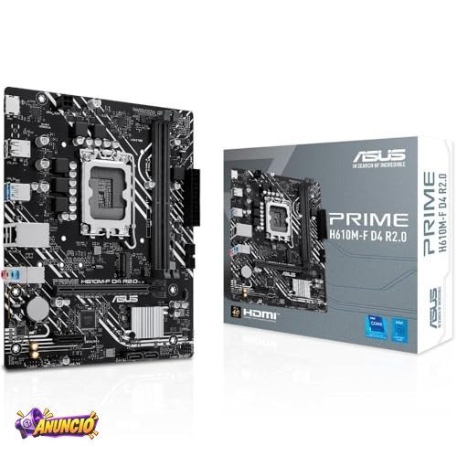 Asus PRIME H610M-F D4 R2.0 Placa Mãe LGA 1700 DDR4 M.2 USB 3.2