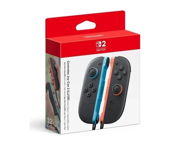 Controles Joy-con Nintendo Switch 2 Azul Claro E Vermelho Claro