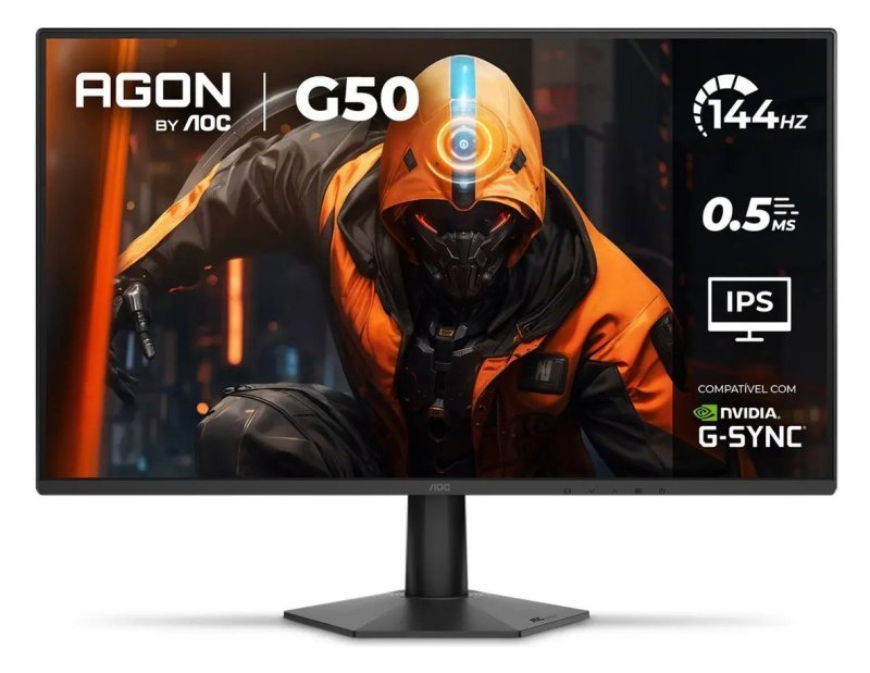 Monitor Gamer AOC AGON G50 27" 144Hz 0,5ms IPS HDR10 G-SYNC 27G50F