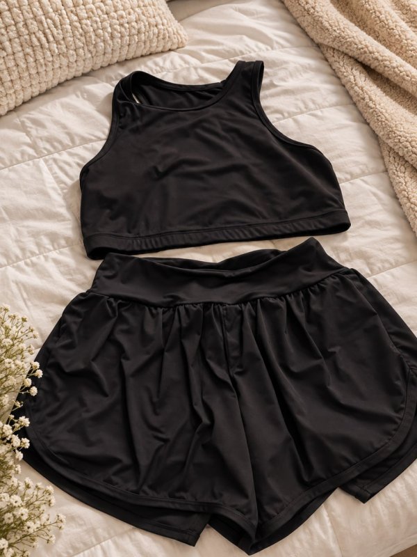 Conjunto Fitness Top Short Roupa Academia