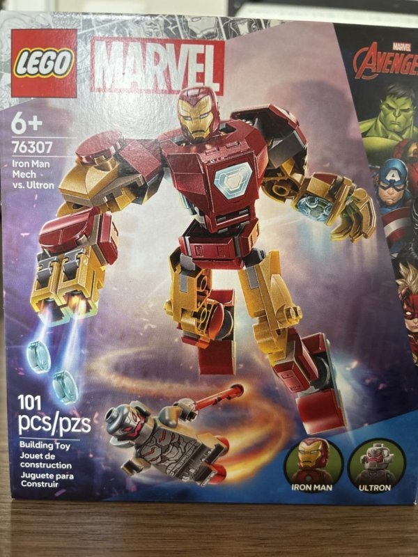 Homem de Ferro #76307 (101 Peças) LEGO + Frete Grátis
