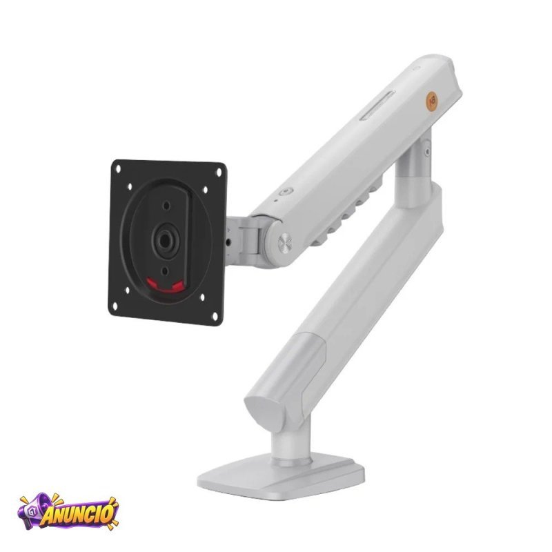 Suporte De Mesa Articulado Para Monitor De 17 A 32 North Bayou Com Pistao A Gas Vesa Branco A5 Xe Nb