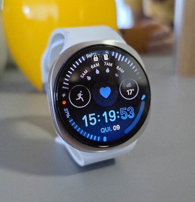 Samsung Galaxy Watch8 Smartwatch 40mm Lte, Galaxy Ai Caixa Prata Pulseira Prata Bisel Prata