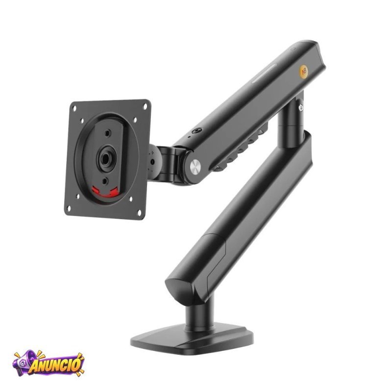 Suporte De Mesa Articulado Para Monitor De 17 A 32 North Bayou Com Pistao A Gas Vesa Preto A5 Nb