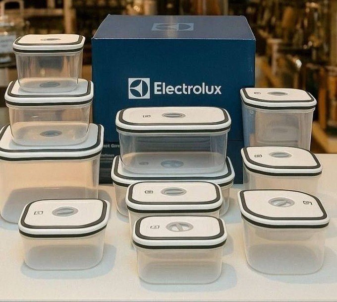 Kit 12 Potes Herméticos Electrolux c/ Tampa + Frete Grátis