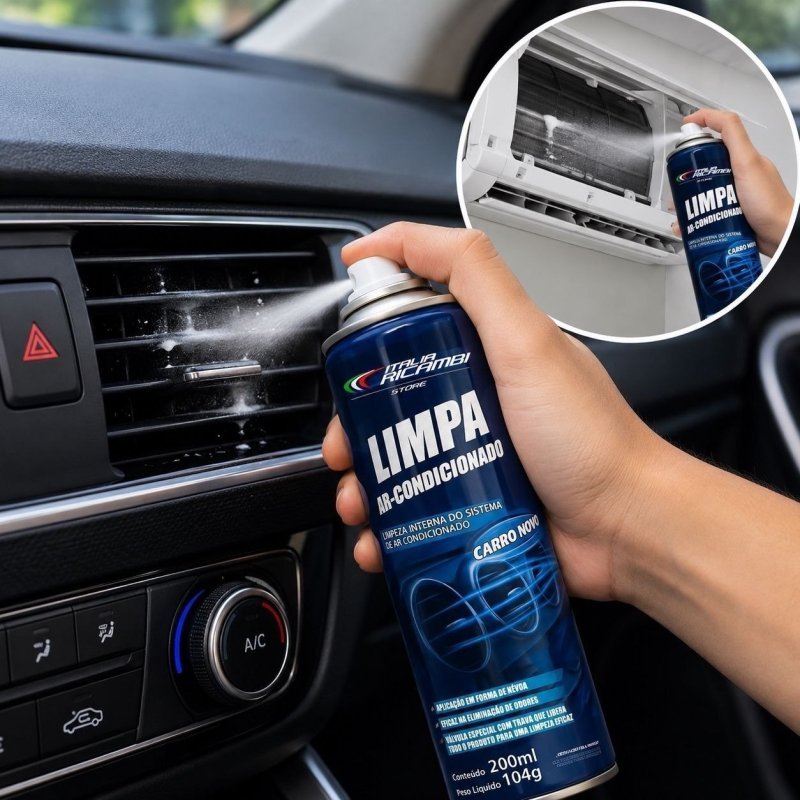 Limpa Ar Condicionado Higienização Spray + Frete Grátis