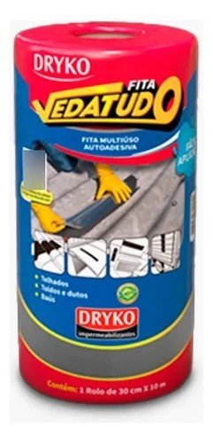 Fita Asfáltica Auto Adesiva Aluminizada FVD30 30 Cm X 10 M