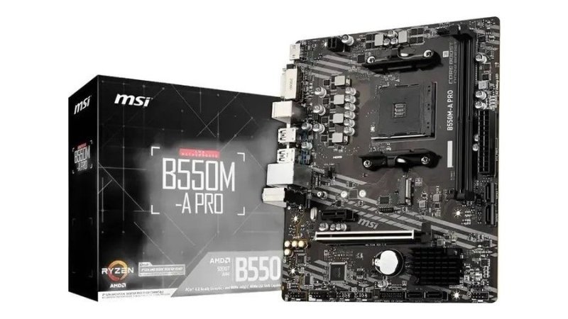 Placa-mãe Am4 Msi B550m A Pro Msi