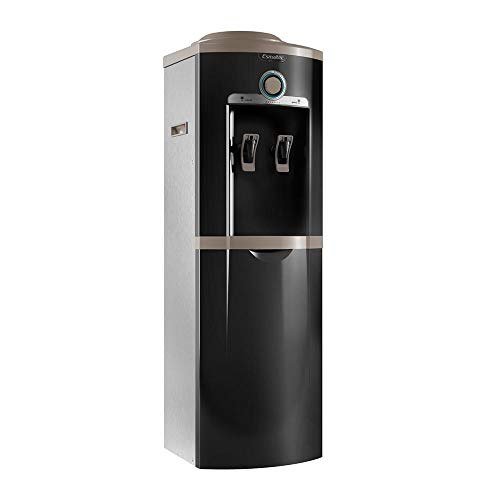 Bebedouro Gelágua Esmaltec EGC35B Coluna Natural e Gelada Preto/Inox 127V