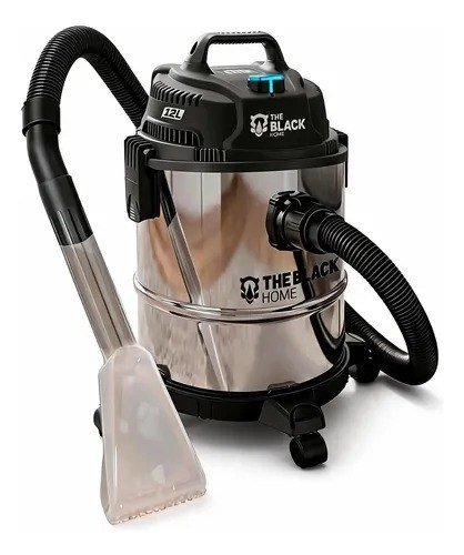 Aspirador Pó Água Inox Turbo 1200w 12 Litros + Bico Extrator Cinza 220v