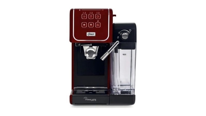Oster PrimaLatte Touch Red Cafeteira Espresso 1050W 220V