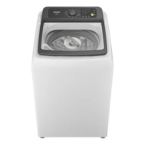 Máquina de Lavar Consul 14Kg Branca com Modo Eco - CWN14AB