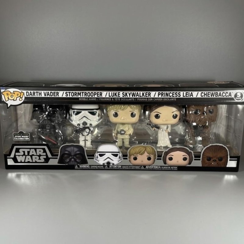 Kit 5 Bonecos Funko Pop! Star Wars