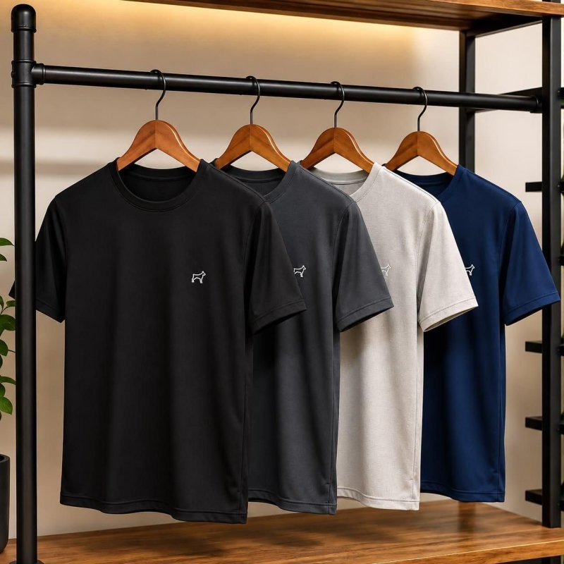 Kit 4 Camiseta Dry Fit Parvori